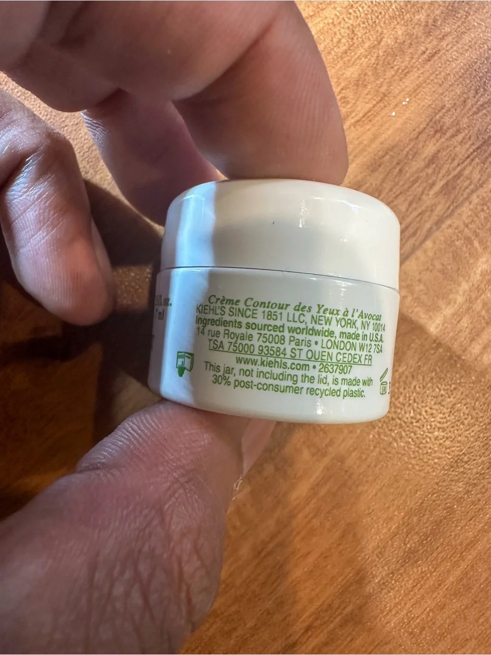 Kiehl's Creamy Eye Treatment with Avocado Travel Size 7ml/0.25oz - BRAND NEW